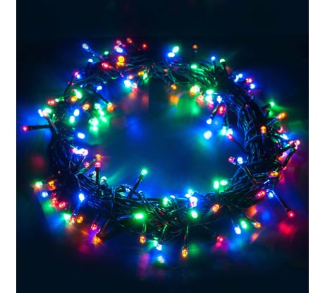 Новогодняя гирлянда Eurosvet 400-005 нить мульти a044100