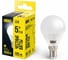 Лампа IEK LED G45 шар 5 Вт 230 В 3000К E14 LLE-G45-5-230-30-E14 1