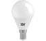 Лампа IEK LED G45 шар 5 Вт 230 В 3000К E14 LLE-G45-5-230-30-E14 2