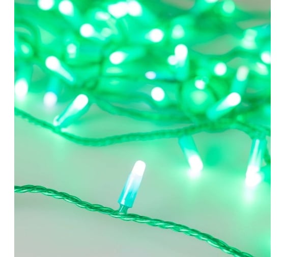 Светодиодная гирлянда Ardecoled ARD-STRING-CLASSIC-10000-GREEN-100LED-MILK-FLASH Green , 1шт 031197