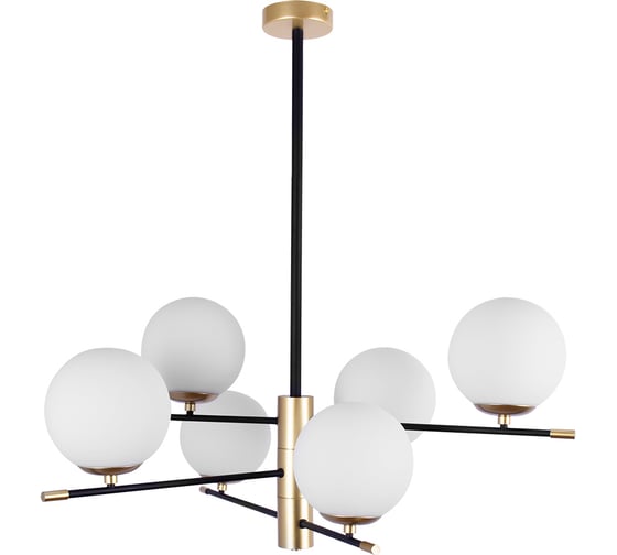 Люстра на штанге ARTE LAMP ARKAB A2225LM-6BK 1
