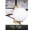 Люстра на штанге ARTE LAMP ARKAB A2225LM-6BK 6