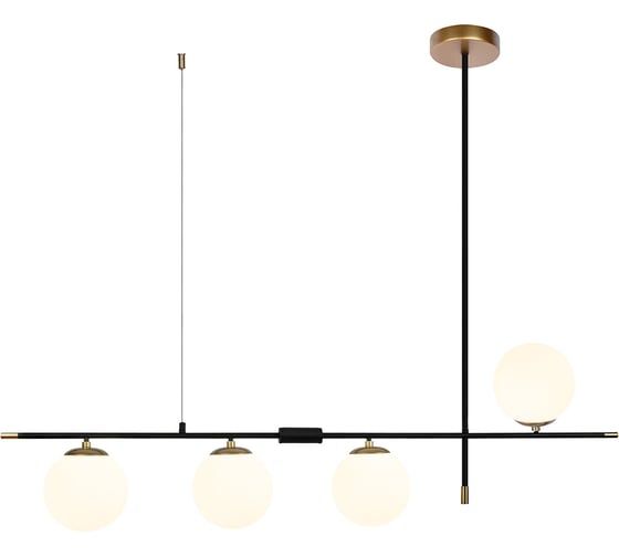 Люстра на штанге ARTE LAMP ARKAB A2225SP-4BK