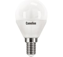 Электрическая светодиодная лампа Camelion ELMG45-10W-84K-E14 13822