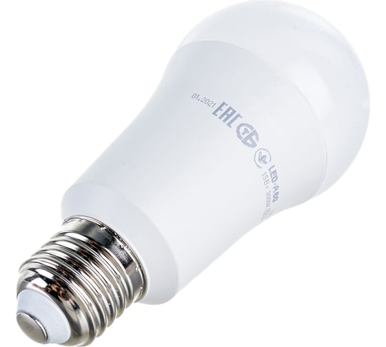 Лампа IEK LED A60 шар 15 Вт 230 В 3000К E27 LLE-A60-15-230-30-E27