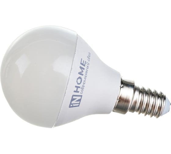 Светодиодная лампа IN HOME LED-ШАР-VC 4Вт 230В Е14 4000К 360Лм 4690612030531