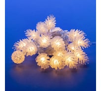 Светодиодная гирлянда Uniel ULD-S0280-020/DTA WARM WHITE IP20 PINE CONES «Шишки» 9582