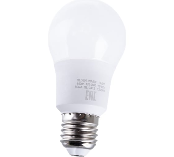 Светодиодная лампа General Lighting Systems ECO WA60P-15W-E27-660345