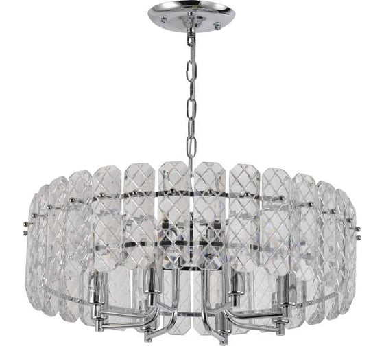 Люстра Rivoli Whitney 1050308 8 х Е14 40 Вт хрусталь Б0061222