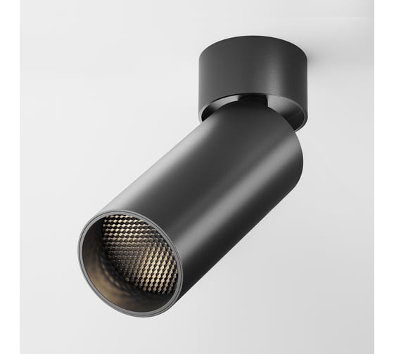Потолочный светильник MAYTONI focus led 12w, алюминий, черный C055CL-L12B3K-W-B
