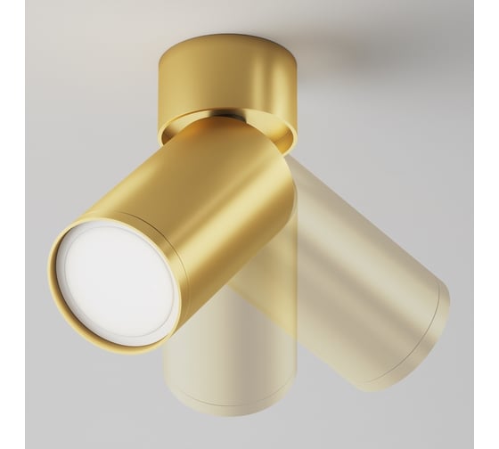 Потолочный светильник MAYTONI focus s 10w, алюминий, матовое золото C050CL-U-1MG