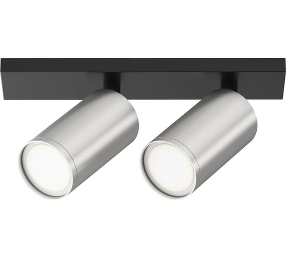Потолочный светильник MAYTONI focus s 10w, алюминий, черный и матовое серебро C051CL-U-02BS 1