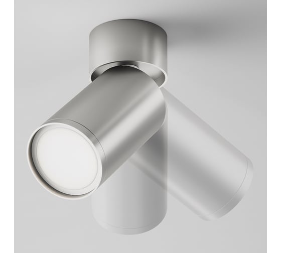 Потолочный светильник MAYTONI focus s 10w, алюминий, матовое серебро C050CL-U-1S