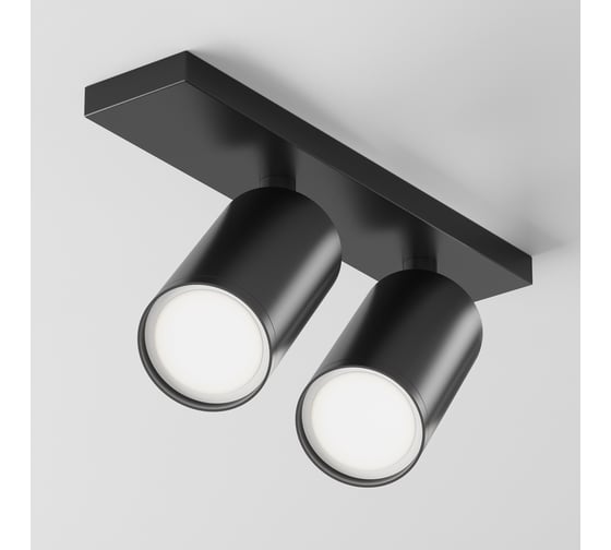 Потолочный светильник MAYTONI focus s 10w, алюминий, черный C051CL-U-2B
