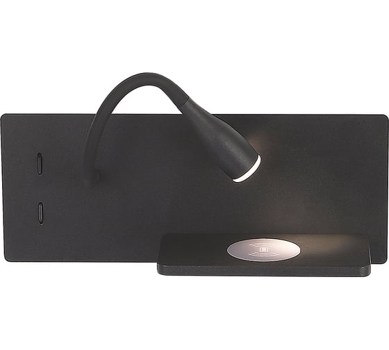 Настенный светильник Crystal lux CLT 217W Qi+USB BL