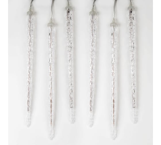 Светодиодный фигурный занавес Uniel ULD-E3005-300/DTK WHITE IP44 ICICLE «Сосульки» 11124