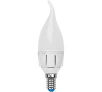 Светодиодная диммируемая лампа Uniel LED-CW37-6W/NW/E14/FR/DIM PLP01WH UL-00000727