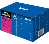 Светодиодная бахрома с эффектом мерцания Uniel ULD-B3010-200/TWK WARM WHITE, IP67, 3м 00001365