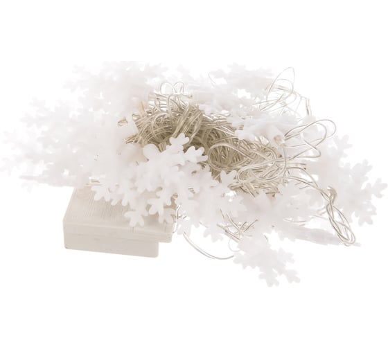 Светодиодная гирлянда с контроллером Uniel ULD-S0700-050/DTA WHITE, IP20, SNOWFLAKES-2 Снежинки-2 7935