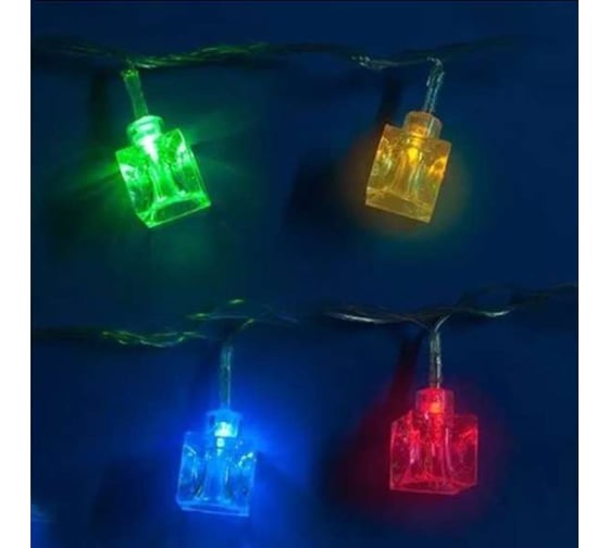Светодиодная гирлянда Uniel ULD-S0280-020/DTA CUBES «Кубики», MULTI, IP20 7918 1