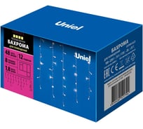 Светодиодная бахрома с контроллером Uniel ULD-B1805-048/DTA WARM WHITE, IP20, 1,8 м UL-00005274