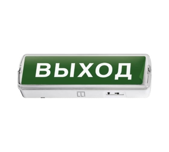 Светодиодный аварийный светильник IN HOME СБА 1048С-18AC/DC 18LED lead-acid AC/DC с наклейкой "ВЫХОД" 4690612031200