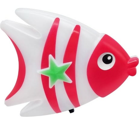 Светодиодный ночник IN HOME NLA 05-FR РЫБКА красная с выключателем 230В 4690612029047