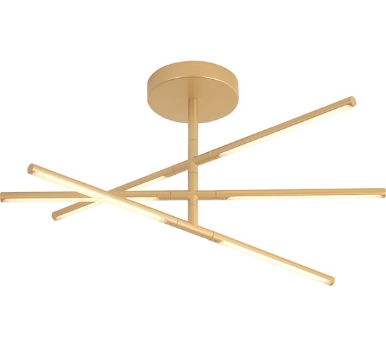 Люстра на штанге Crystal lux LARGO PL32W D730 GOLD