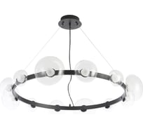 Подвесная люстра Crystal lux BOSQUE SP12 BLACK/TRANSPARENT