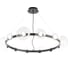 Подвесная люстра Crystal lux BOSQUE SP12 BLACK/TRANSPARENT 2