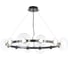 Подвесная люстра Crystal lux BOSQUE SP12 BLACK/TRANSPARENT 4