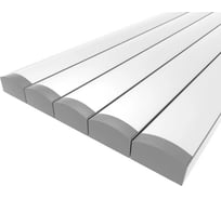 Профиль LEDCRAFT LC-LP0716M16-1x5Silver комплект из 5 шт серебро (1м профиль+1м рассеиватель+2 заглушки) 1611070410