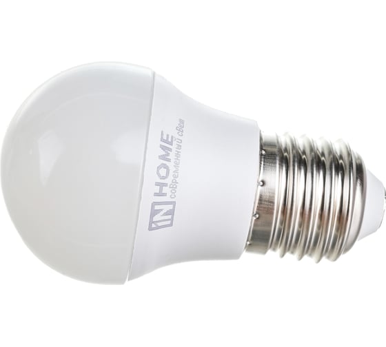 Светодиодная лампа IN HOME LED-ШАР-VC 4Вт 230В Е27 4000К 360Лм 4690612030593