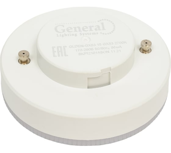 Светодиодная лампа General Lighting Systems GX53-15W-GX53-2700K 641118