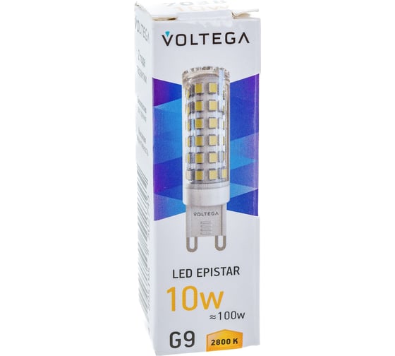 Светодиодная лампа VOLTEGA Капсула G9 2800К 10W 7038