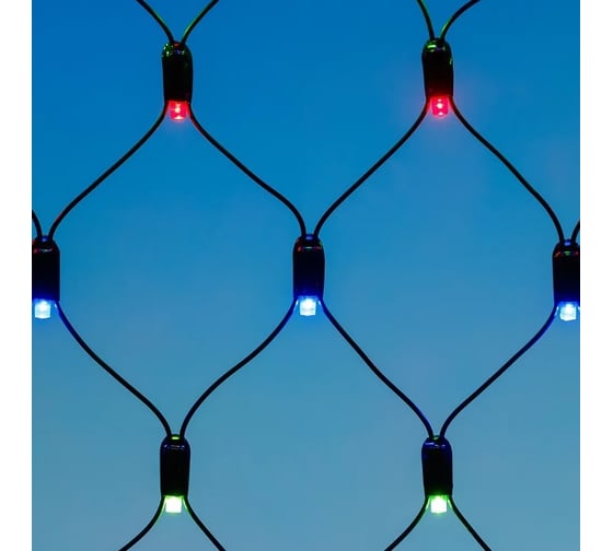 Светодиодная гирлянда Ardecoled ARD-NETLIGHT-CLASSIC-2500x2500-BLACK-432LED RGB 1шт 024693