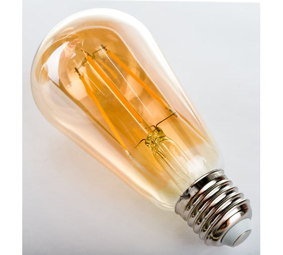 Светодиодная лампа VOLTEGA Колба ST64 GOLD 6W Е27 2800К 5526