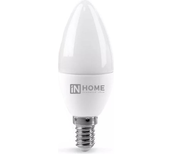 Светодиодная лампа IN HOME LED-СВЕЧА-VC 4Вт 230В Е14 4000К 360Лм 4690612030159 1