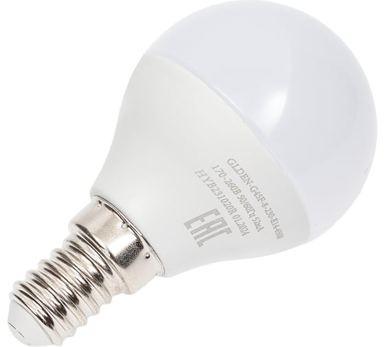 Светодиодная лампа General Lighting Systems Шарик G45F-8W-E14-641100