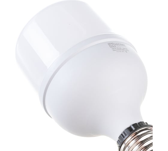 Светодиодная лампа IN HOME LED-HP-PRO 40Вт 230В Е27 с адаптером E40 6500К 3600Лм 4690612031101