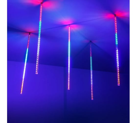 Светодиодная гирлянда Ardecoled ARD-ICEFALL-CLASSIC-D12-500-5PCS-CLEAR-72LED-LIVE RGB , 1шт 026051 1