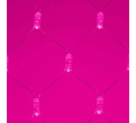 Светодиодная гирлянда Ardecoled ARD-NETLIGHT-CLASSIC-2000x1500-CLEAR-288LED Pink 1шт 024683 1