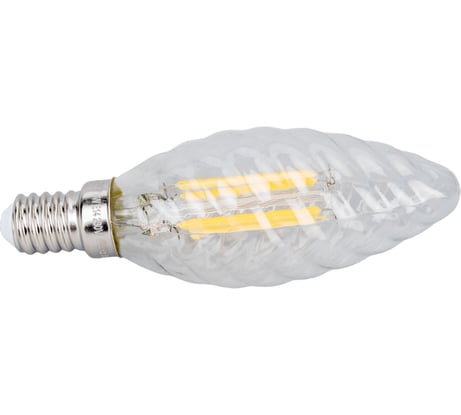 Светодиодная лампа VOLTEGA Свеча витая Е14 2800К 6W 7027