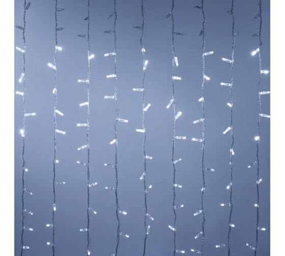 Светодиодная гирлянда Ardecoled ARD-CURTAIN-CLASSIC-2000x6000-CLEAR-1500LED-WATERFALL White Ar 1шт 024872