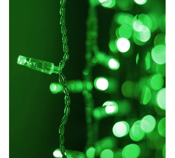 Светодиодная гирлянда Ardecoled ARD-CURTAIN-CLASSIC-2000x1500-CLEAR-360LED Green 1шт 024848
