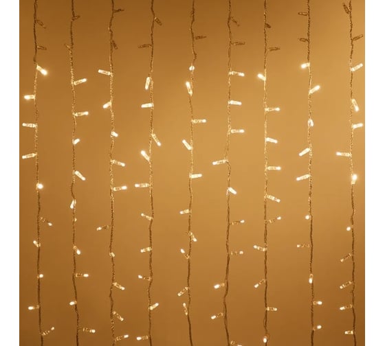 Светодиодная гирлянда Ardecoled ARD-CURTAIN-CLASSIC-2000x6000-CLEAR-1500LED-WATERFALL Warm Ard 1шт 024873