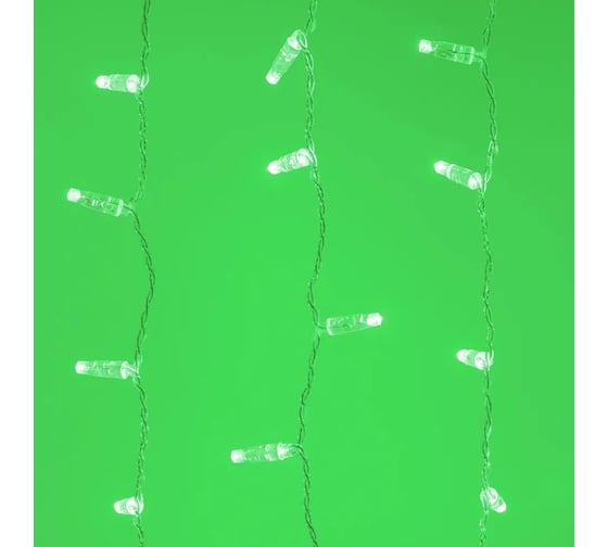 Светодиодная гирлянда Ardecoled ARD-CURTAIN-CLASSIC-2000x3000-CLEAR-760LED Green 1шт 024859