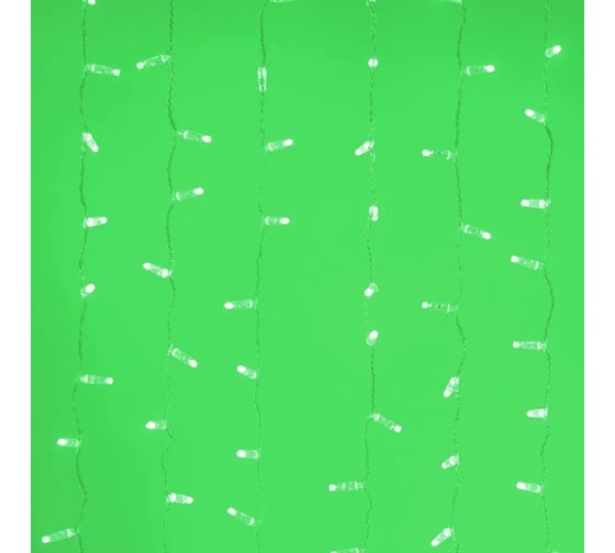 Светодиодная гирлянда Ardecoled ARD-CURTAIN-CLASSIC-2000x3000-CLEAR-760LED Green 1шт 024859