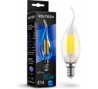 Светодиодная лампа VOLTEGA Свеча на ветру Е14 4000К 6W 7018