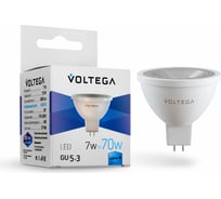 Светодиодная лампа VOLTEGA Софит линзованный GU5.3 4000К 7W 7063